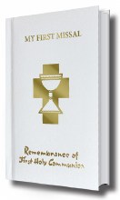 Additional picture of My First Holy Communion  Missal White Padded