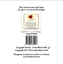 Additional picture of Miss Me Feather Greeting Card
