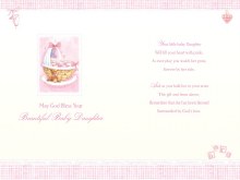 Additional picture of Baby Girl Card