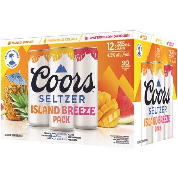 12C Coors Seltzer Island Breeze Mix Pack