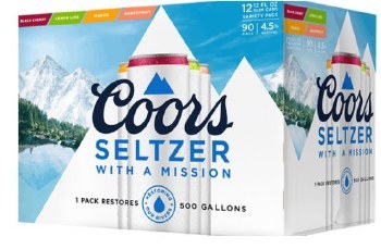 12c Coors Seltzer Splash Mixer