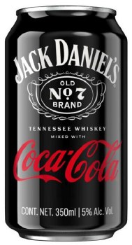 1c Jack Daniel's &amp; Coca-Cola Zero Sugar - 473ml
