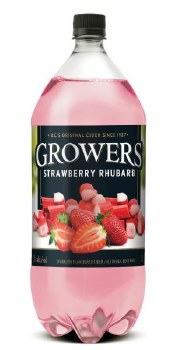 2L Growers Strawberry Rhubard Cider