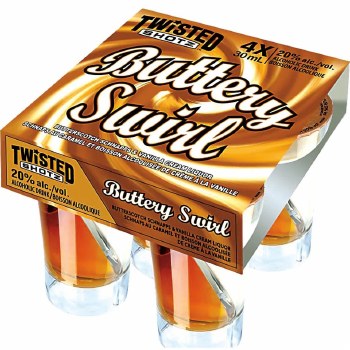 4P Twisted Shotz Buttery Swirl