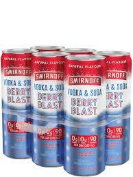 6C Smirnoff Vodka Soda Berry Blast