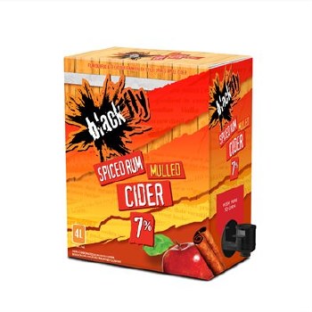 Black Fly Spiced Rum Mulled Cider-4000ml