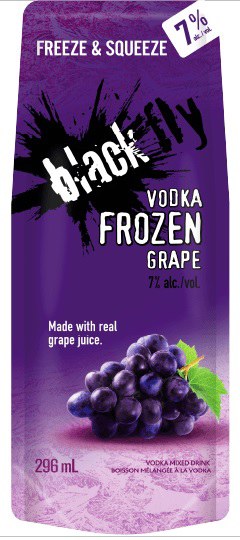 Grape Juice With Vodka Black Fly Frozen Grape Rayzr's Cellar