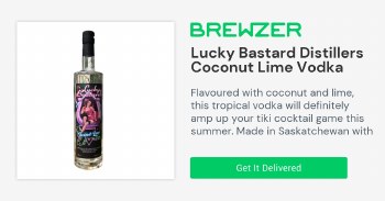 Lucky Bastard Coconut Lime Vodka-750ml