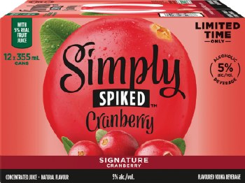 12C Simply Spiked Cranberry