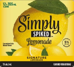 12C Simply Spiked Lemonade