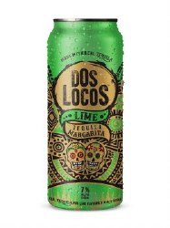 1C Dos Locos Tequila Lime Margarita -473ml