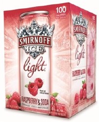 4C Smirnoff Ice Light Raspberry Soda