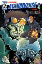 Actionverse #1 Feat F1rst Hero Cvr A Moder & Stressing Actionverse #1 Feat F1rst Hero Cvr A Moder & Stressing