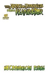 Aod Vs Reanimator Necronomicon Rising #1 Cvr E Blank Authent Aod Vs Reanimator Necronomicon Rising #1 Cvr E Blank Authent