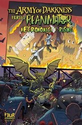Aod Vs Reanimator Necronomicon Rising #4 Cvr A Fleecs Aod Vs Reanimator Necronomicon Rising #4 Cvr A Fleecs