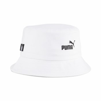 Puma Essentials Logo Bucket Hat White Large - XL