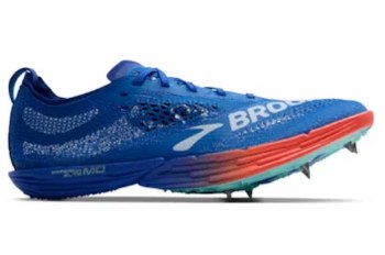 Brooks Hyperion Elite MD Running Spikes Cobalt Pink Clay Limpet Size 6