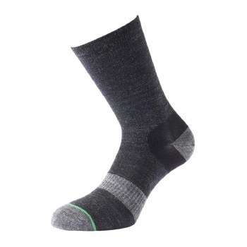 1000 Mile Approach Mens Walking Sock (Black) 6 to 8.5 Uk