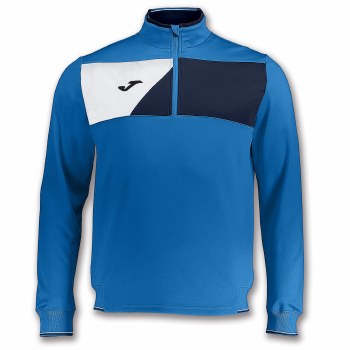 Joma Crew II Half Zip Sweat (Royal Navy White) 12