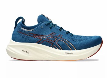 Asics Gel Nimbus™ 26 Men's Running Shoes Rich Navy Faded Orange Size 9