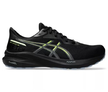 Asics GT-1000 13 GTX Men's Trail Running Shoes Black Safety Yellow Size 10