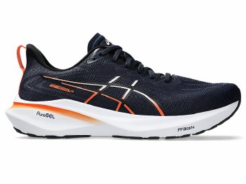 Asics GT-2000 13 Men's Running Shoes Midnight Navy Black Orange Size 9