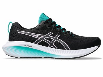 Asics Gel Excite 10 Women's Running Shoes Black/White Size 7