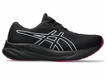 Asics Gel Pulse 15 GTX Gore Tex Women's Running Shoes Black Blackberry Size 5
