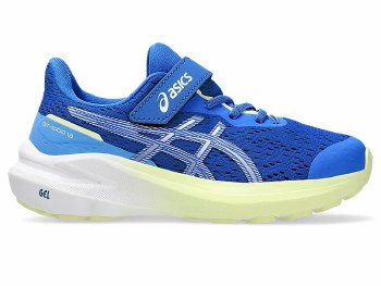 Asics GT-1000 13 PS Kids Velcro Running Shoes Illusion Blue White Size 10