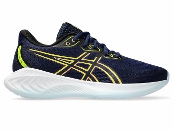 Asics Gel Cumulus 26 GS Kids Running Shoes Blue Expanse Bright Sunstone Size 4