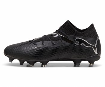 Puma Future 7 Match Pro Firm Ground Football Boots Puma Black Silver Size 6.5