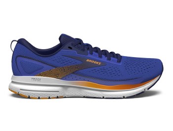 Brooks Trace 3 Men's Running Shoes Blue Peacoat Orange Size 14 Uk