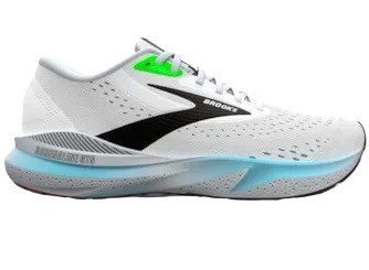 Brooks Adrenaline GTS 24 Men's Running Shoes White Gecko Atomizer Size 10