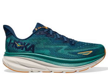 Hoka Clifton 9 Men's Running Shoes Midnight Oceanic Size 9.5