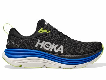 Hoka Gaviota 5 Men's Running Shoes Black Electric Cobalt Size 9