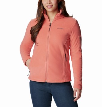 Columbia Fast Trek™ II Women's Full Zip Fleece Jacket Faded Peach Size Medium