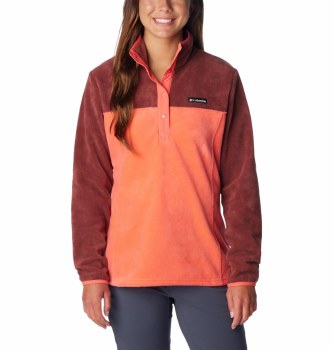 Columbia Women's Benton Springs™ Half Snap Pullover Fleece Juicy Spice Size XL