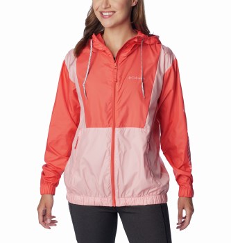 Columbia Lily Basin Colorblock Jacket Juicy Salmon Rose Size Large