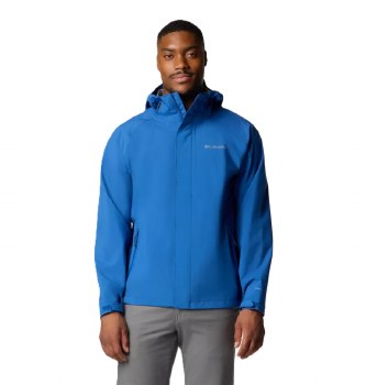 Columbia Men’s Earth Explorer™ II Waterproof Shell Jacket Mountain Blue Size Large