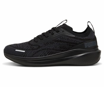 Puma Skyrocket Lite Engineered Unisex Running Shoes Black Strong Grey Size 6