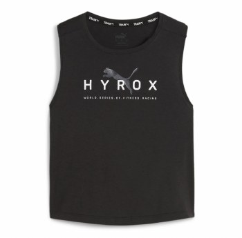 Puma x HYROX  Fit Triblend Training Tank Top Women's Black Size Large