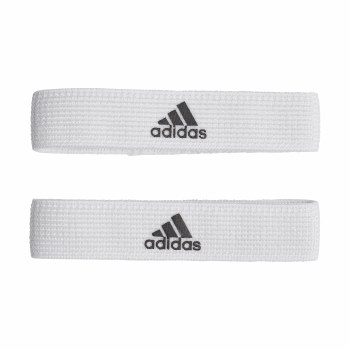Adidas Football Sock Holders White Adjustable