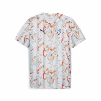 Puma x Neymar JR Creativity Youth Football Jersey White Hot Heat Age 5-6