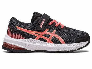 Asics GT-1000™ 11 PS Kids Running Shoes (Black Papaya) Size 10