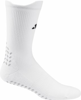 Adidas Football Grip Crew Socks (White) Size 8.5 to 10