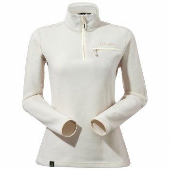 Berghaus Women's Prism 2.0 Micro Half Zip Fleece Nautral Size 10
