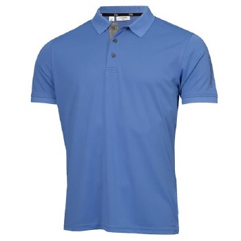 Calvin Klein Golf Mens Club Polo Seablue Size Medium