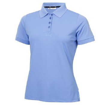 Calvin Klein Golf Ladies Club Polo Cornflower Blue Size 10