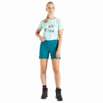 Dare2b Melodic II Women's Lightweight Shorts Kayaking Green Size 8 Uk