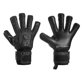 Elite Sport Solo Goalkeeper Gloves Black Black Size